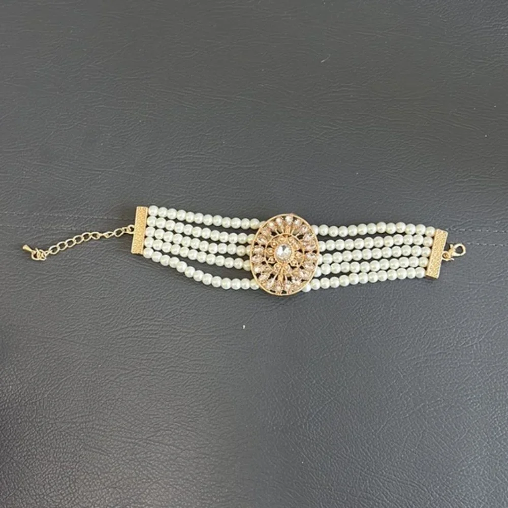 Jewelry Set Faux Pearl Bridal Set - Picture 6 of 10